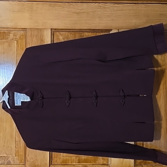 Jessica Howard Jackets & Blazers - Vintage 90's Jessica Howard Wine Pants And Jacket 10P